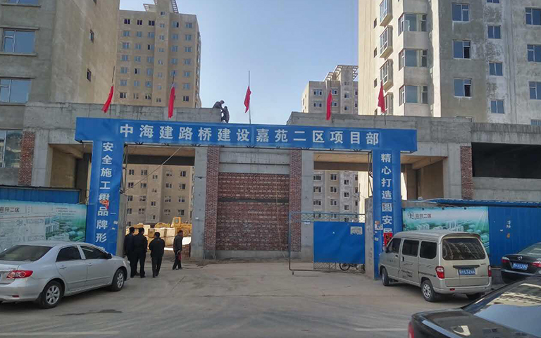 4月22日忻州市忻府区嘉苑二区即将安装山西超跃防火门