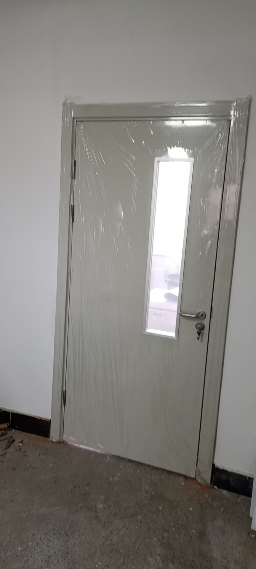 2020山西省疾控中心医用密闭门制作安装完现场